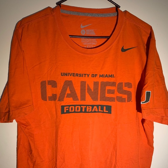 Miami Hurricanes Football Nike Tee - Picture 2 of 4